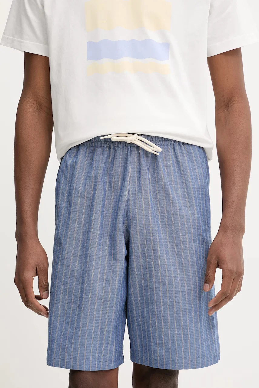 A.P.C. Къс панталон с лен short paul