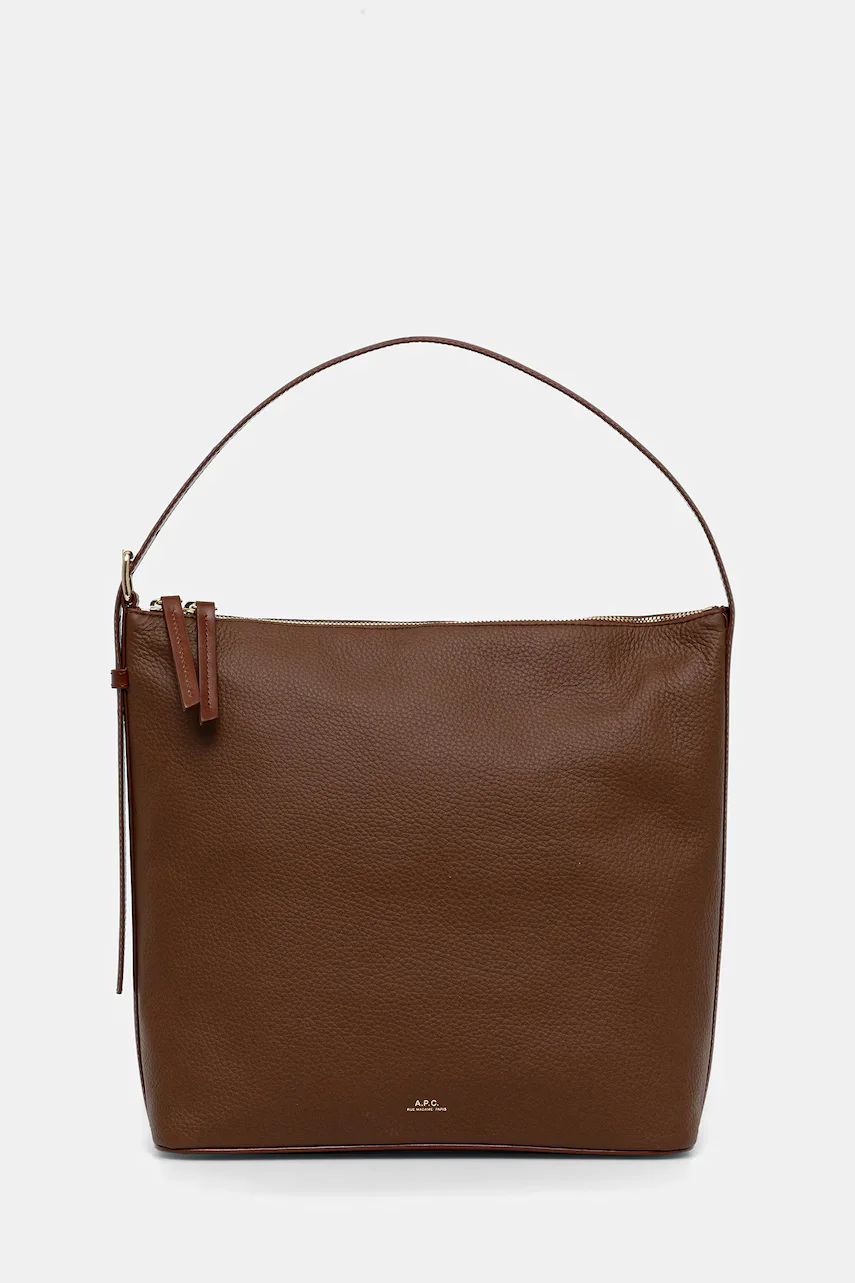 A.P.C. Kожена чанта sac vera