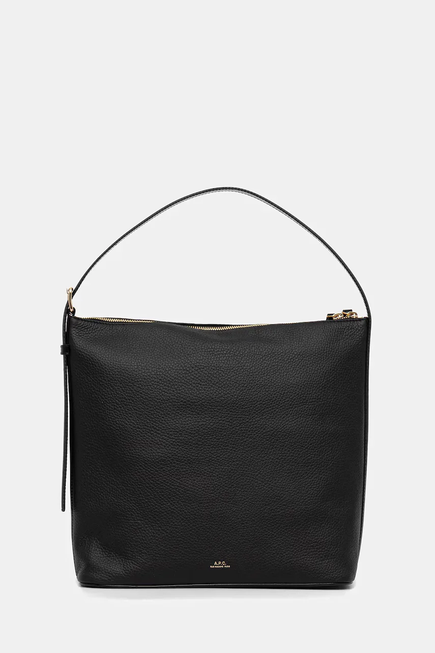 A.P.C. Kожена чанта sac vera