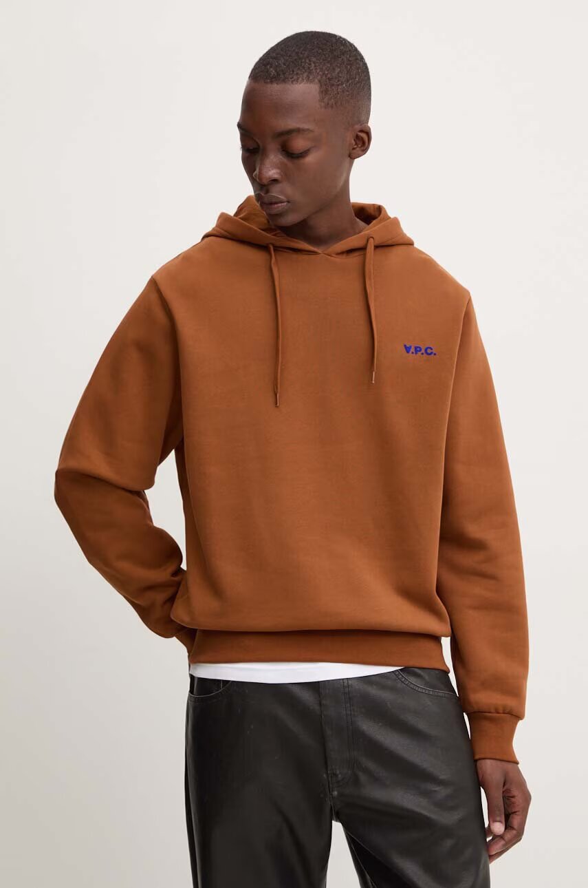 A.P.C. Памучен суичър hoodie boxy petit vpc