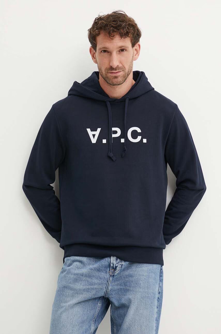 A.P.C. Памучен суичър hoodie standard grand vpc GOTS