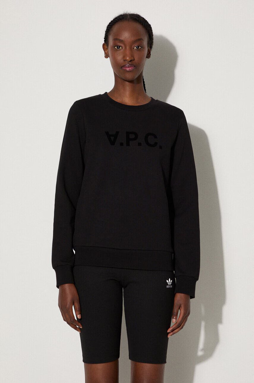 A.P.C. Памучен суичър Sweat Viva