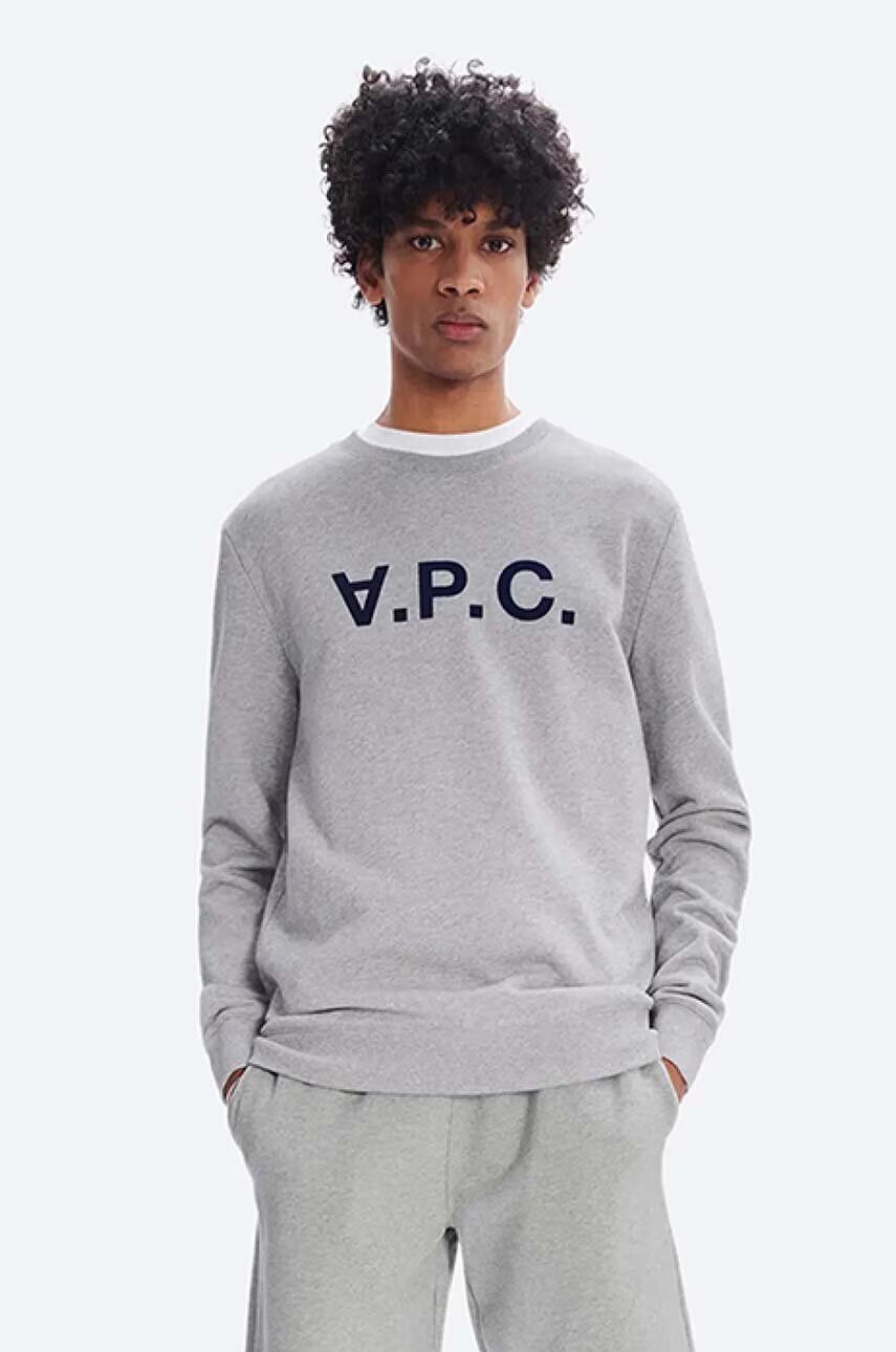 A.P.C. Памучен суичър Sweat Vpc COECQ-H27378 BLACK