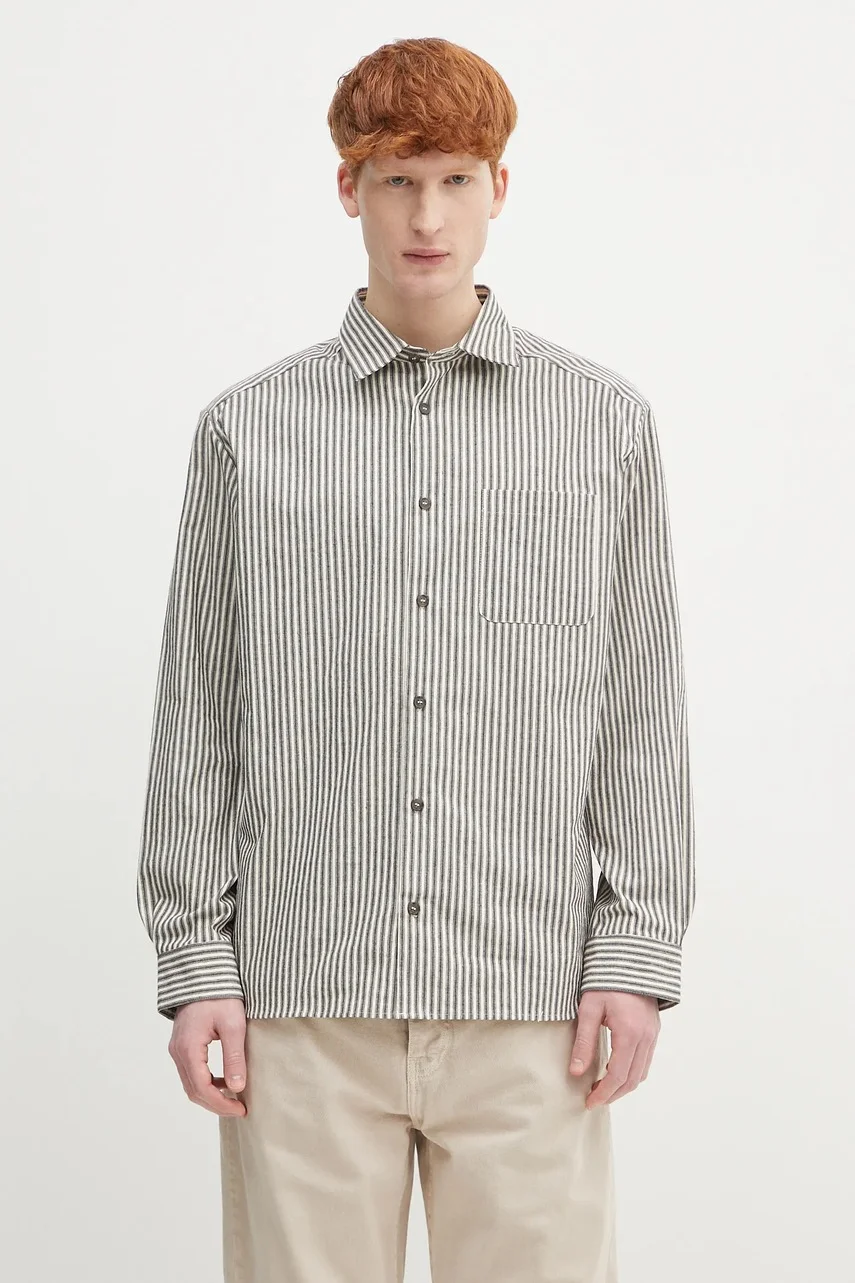 A.P.C. Памучна риза Surchemise Malo