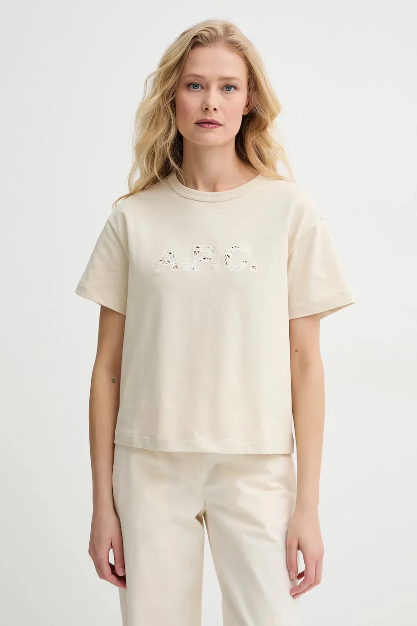 A.P.C. Памучна тениска annie - GOTS