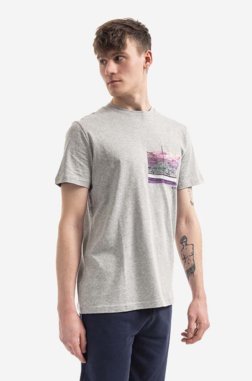 A.P.C. Памучна тениска Elias