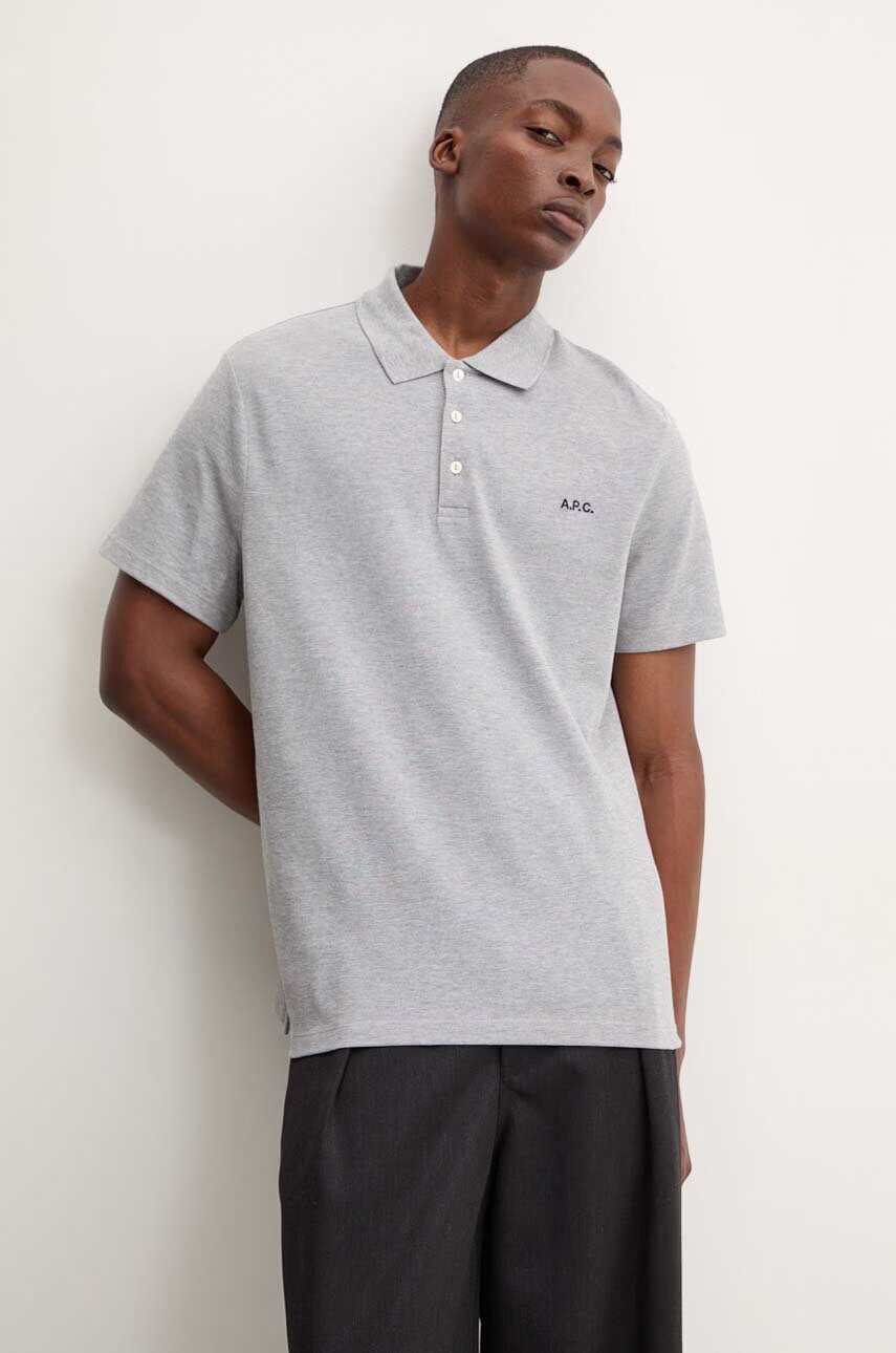 A.P.C. Памучна тениска с яка polo standard GOTS