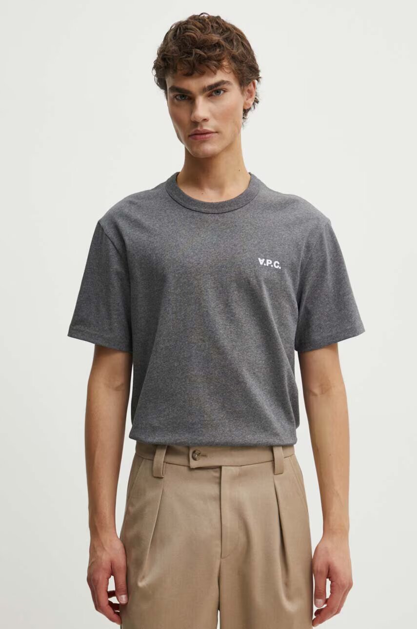 A.P.C. Памучна тениска t-shirt boxy petit vpc