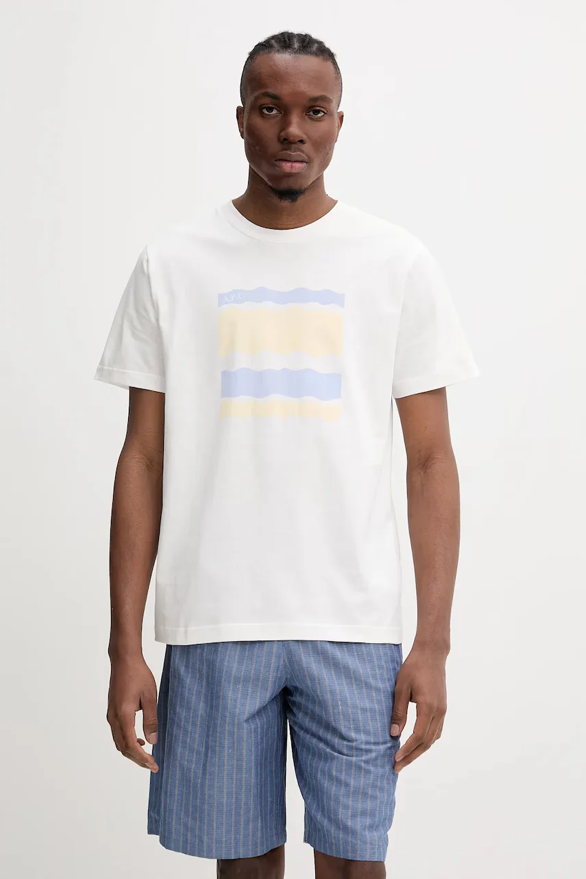 A.P.C. Памучна тениска t-shirt malone