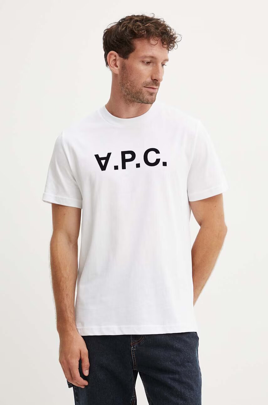 A.P.C. Памучна тениска t-shirt standard grand vpc GOTS