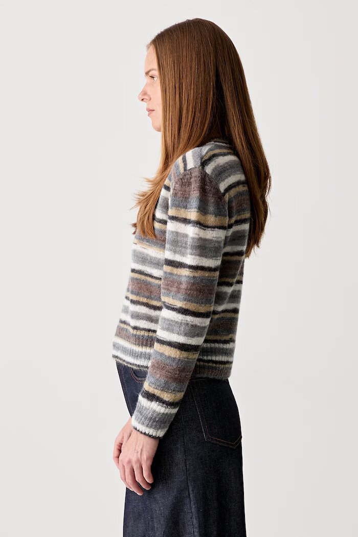 A.P.C. пуловер дамски с вълна pull gabby многоцветен WPABG.F23515