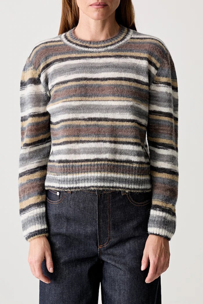 A.P.C. пуловер дамски с вълна pull gabby многоцветен WPABG.F23515