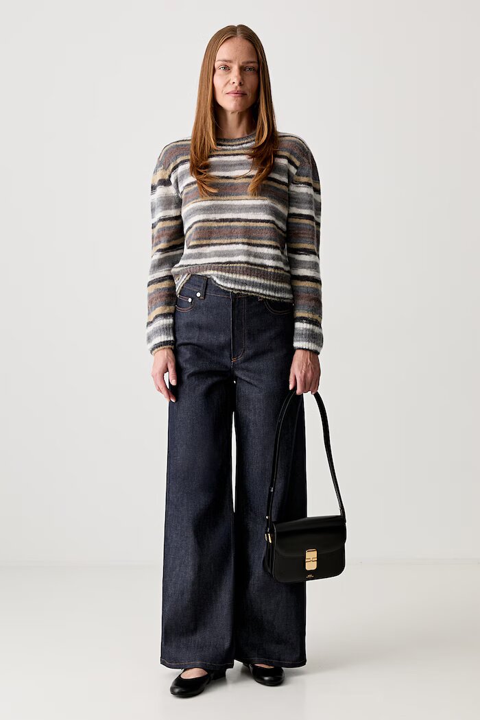 A.P.C. пуловер дамски с вълна pull gabby многоцветен WPABG.F23515