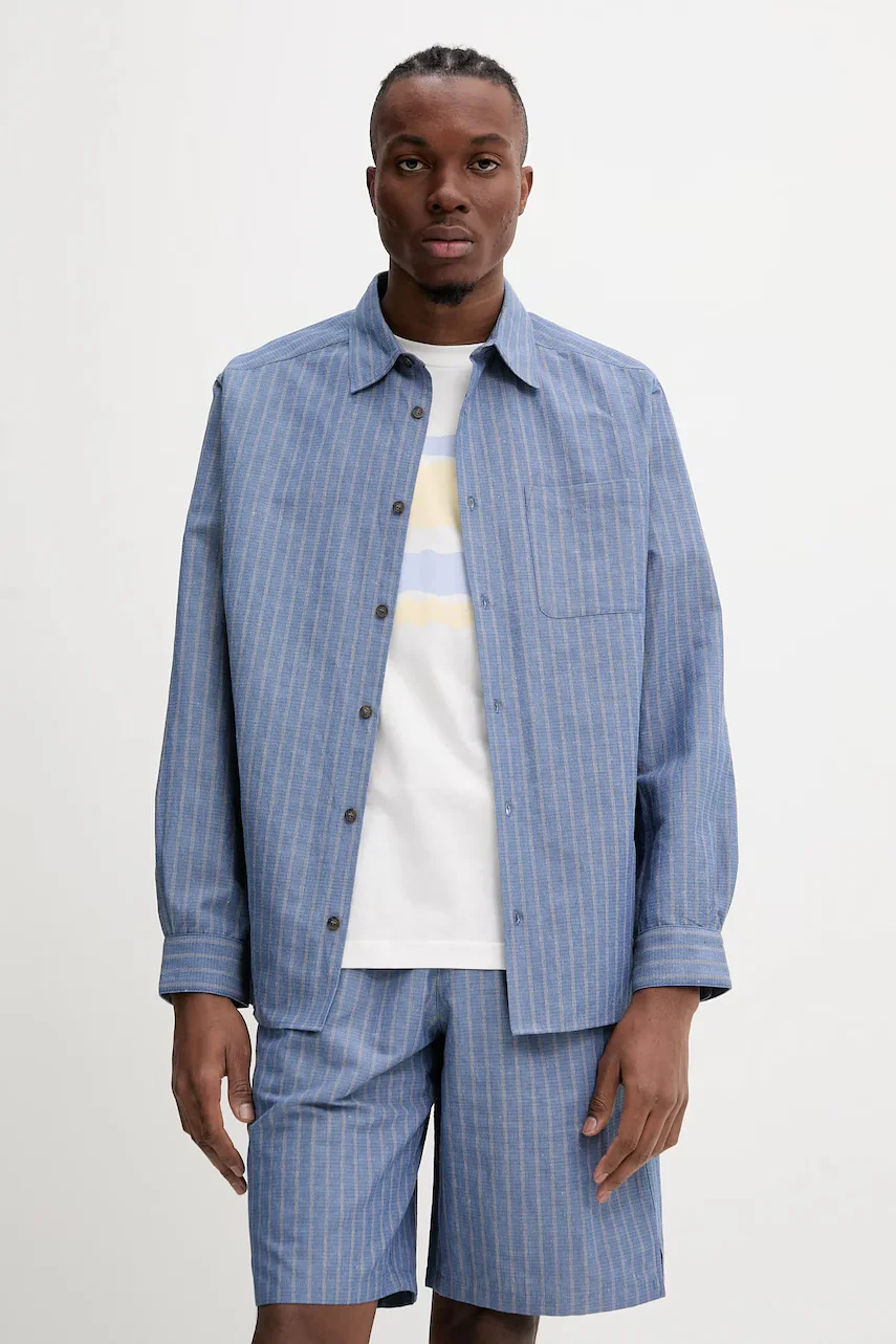 A.P.C. Риза с лен chemise malo