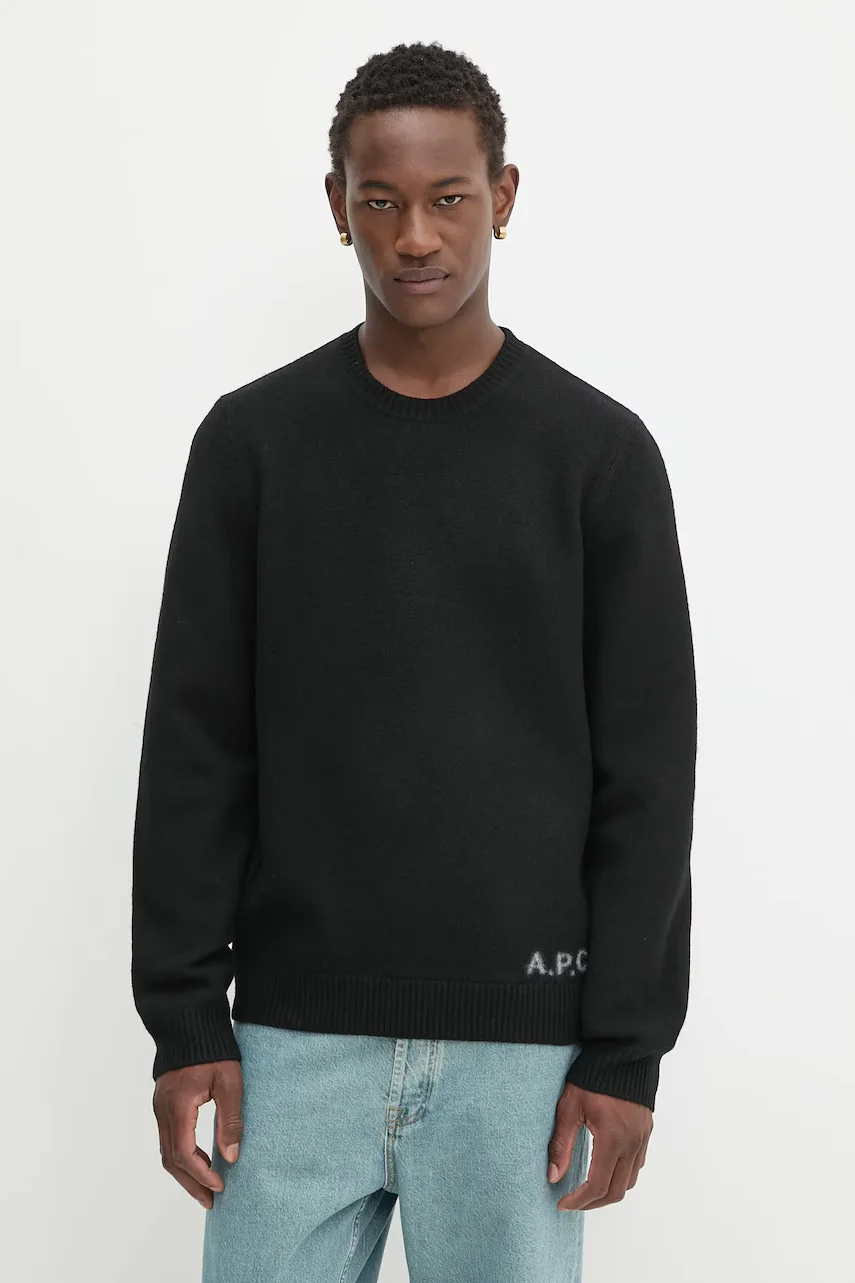 A.P.C. Вълнен пуловер Pull Edward