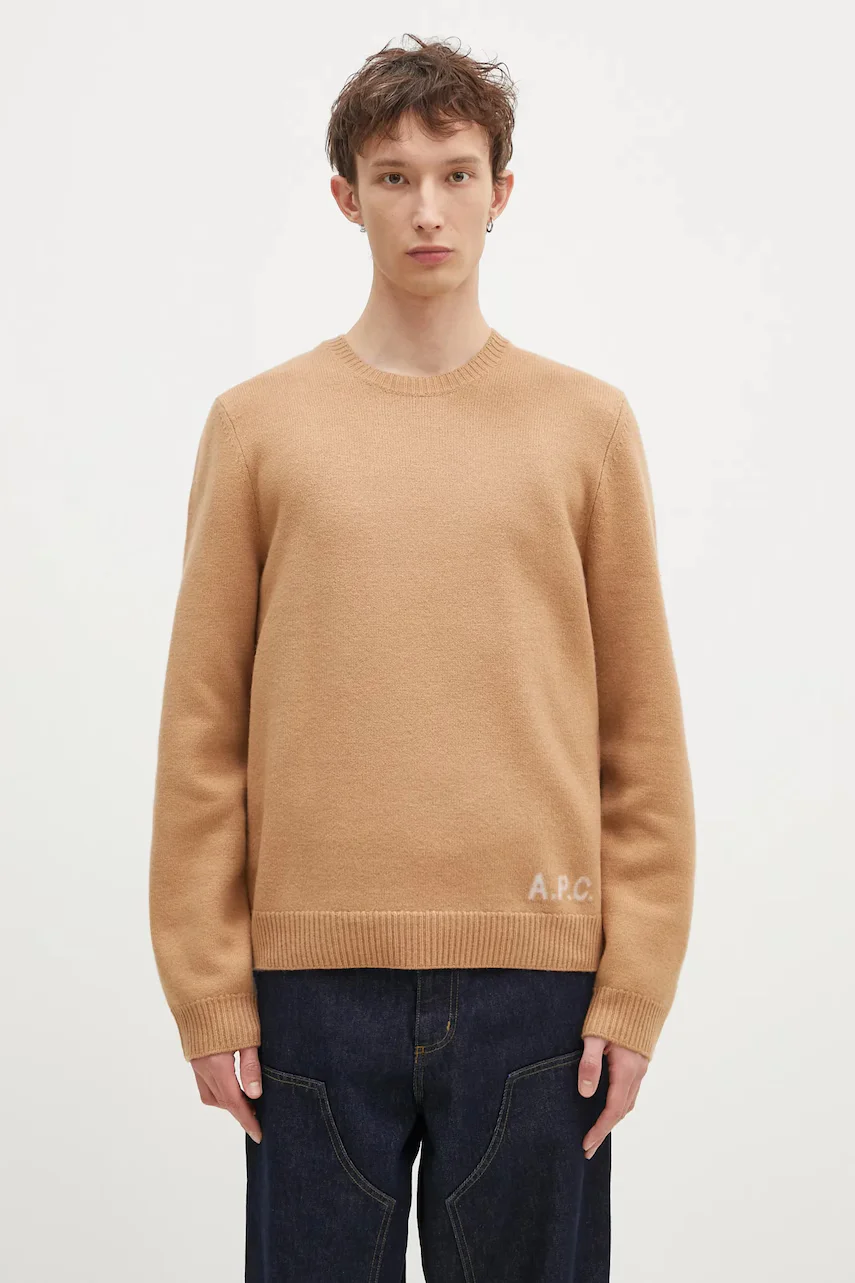 A.P.C. Вълнен пуловер Pull Edward