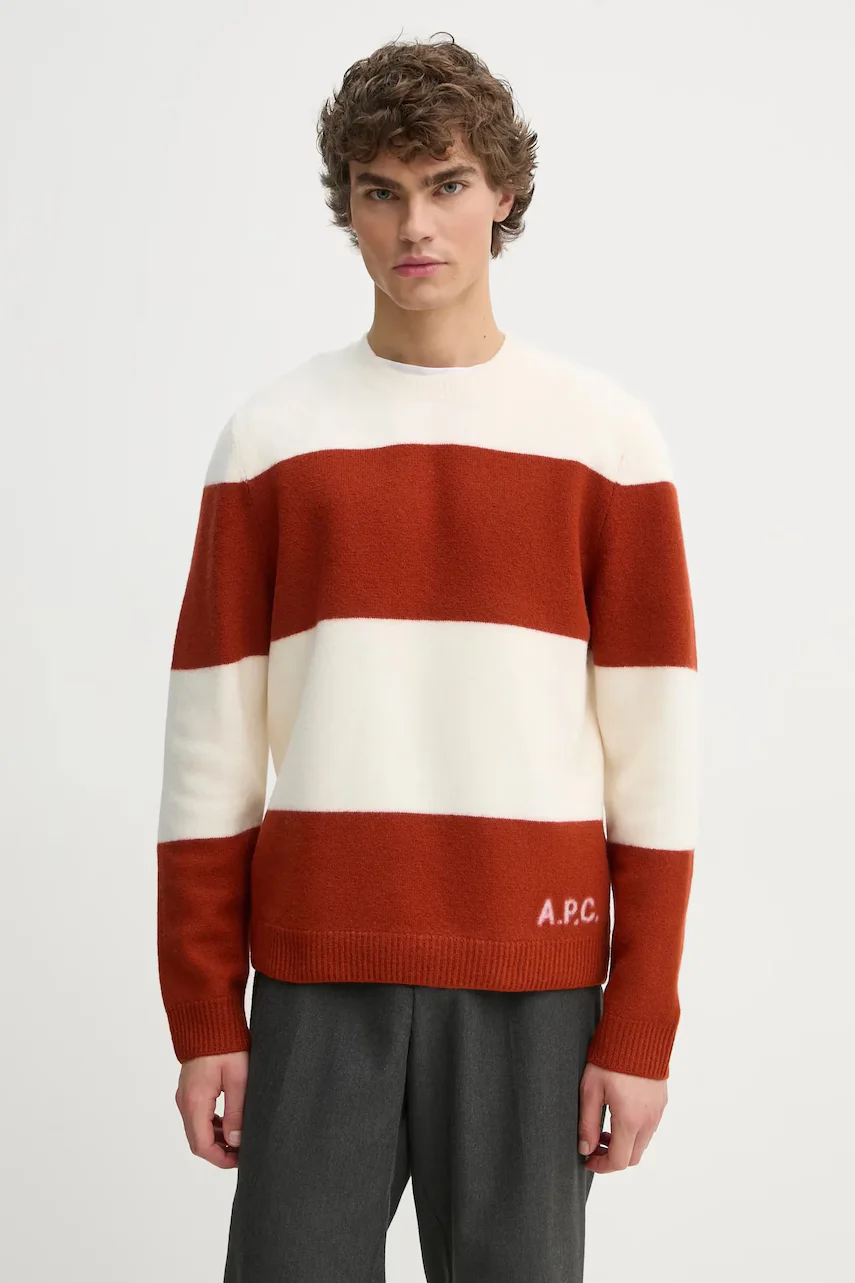 A.P.C. Вълнен пуловер pull edwardo