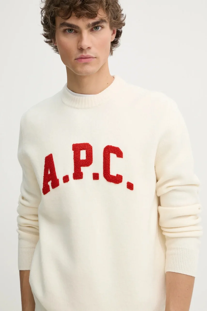 A.P.C. Вълнен пуловер pull joshua