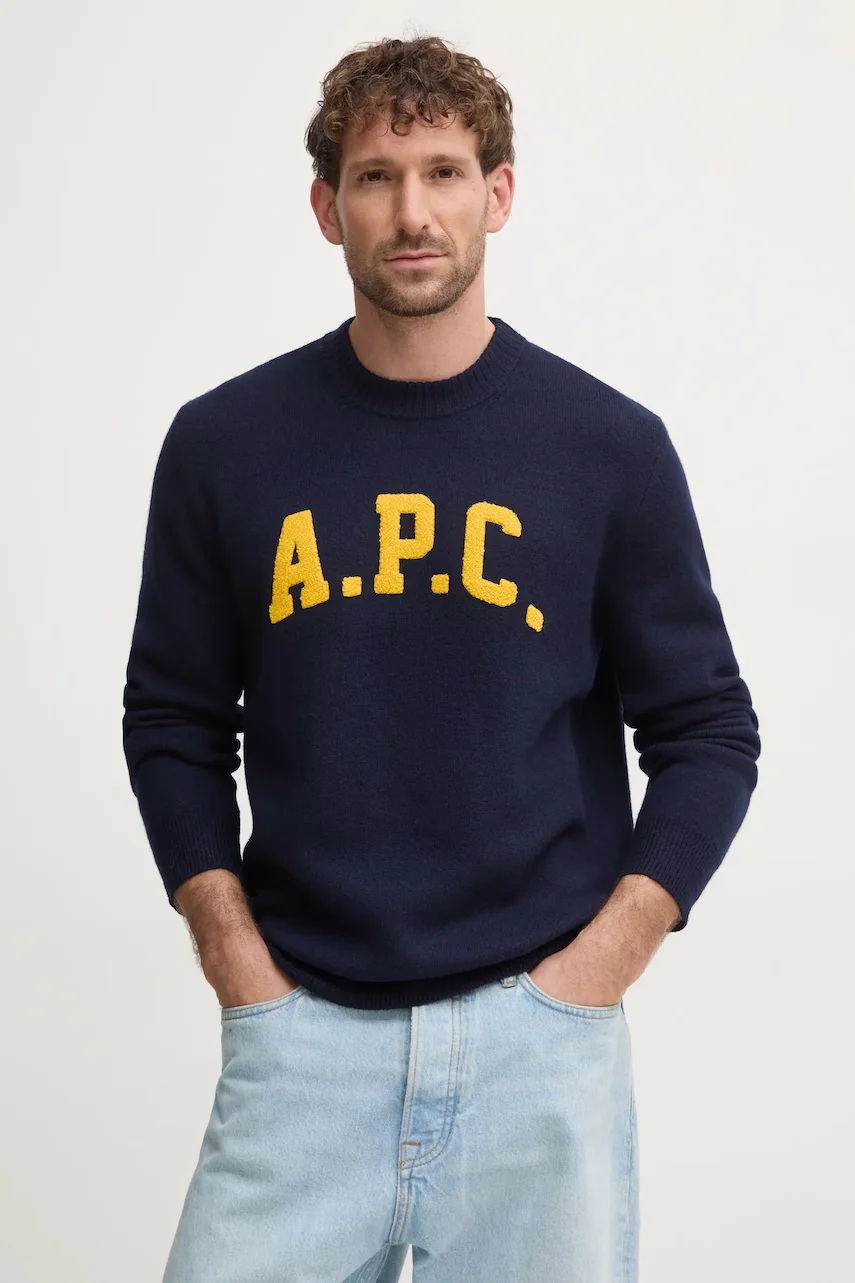 A.P.C. Вълнен пуловер pull joshua