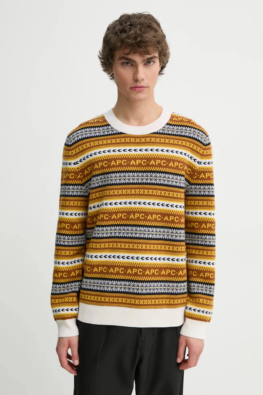 A.P.C. Вълнен пуловер pull malcom