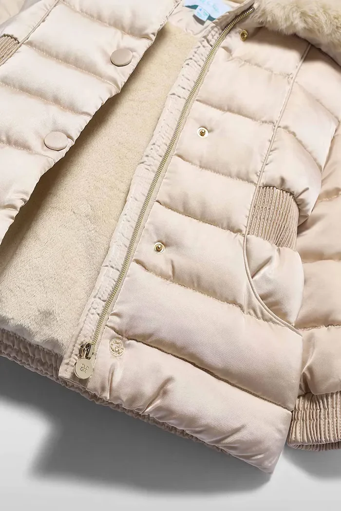 Abel&Lula капитонирано яке за деца бежово 5813