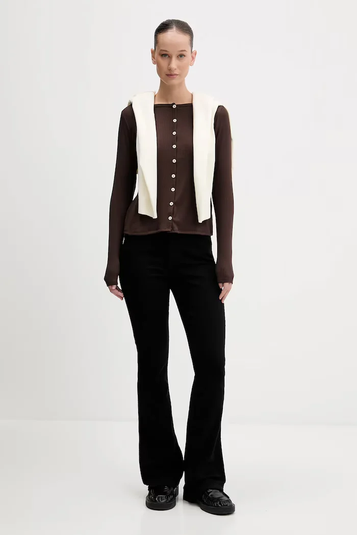 Abercrombie & Fitch Дънки с висока талия KI155-6554-975