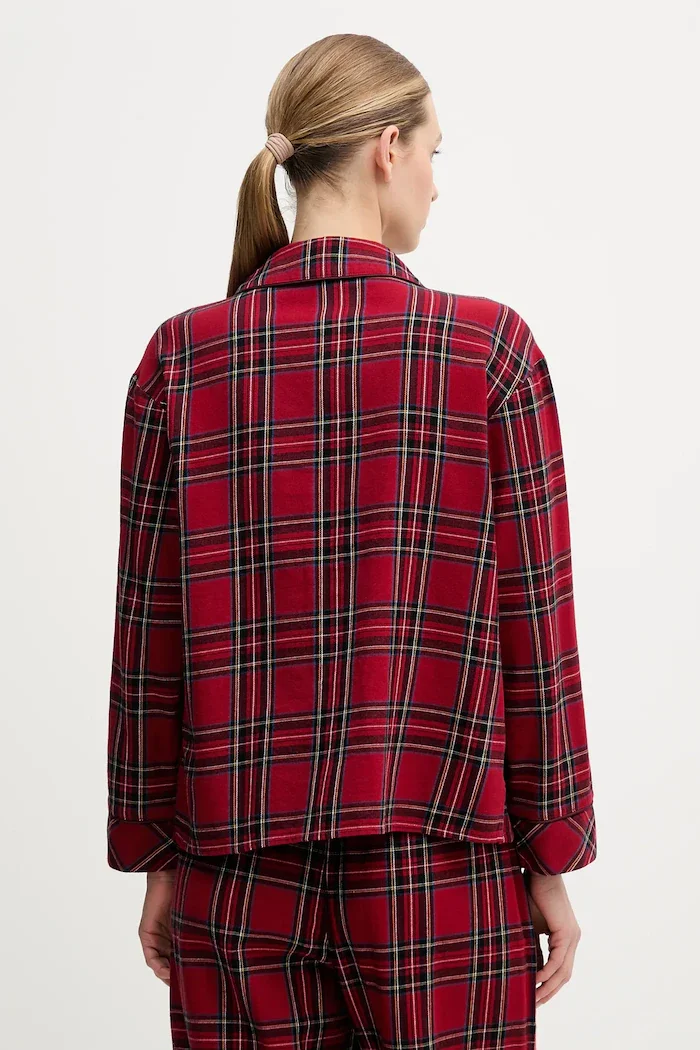 Abercrombie & Fitch Горнище на пижама в бордо KI146-5097-556