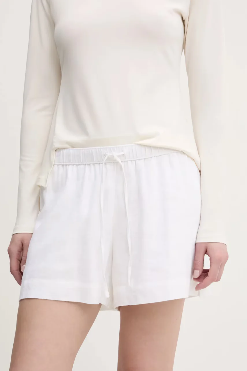 Abercrombie & Fitch Ленен къс панталон