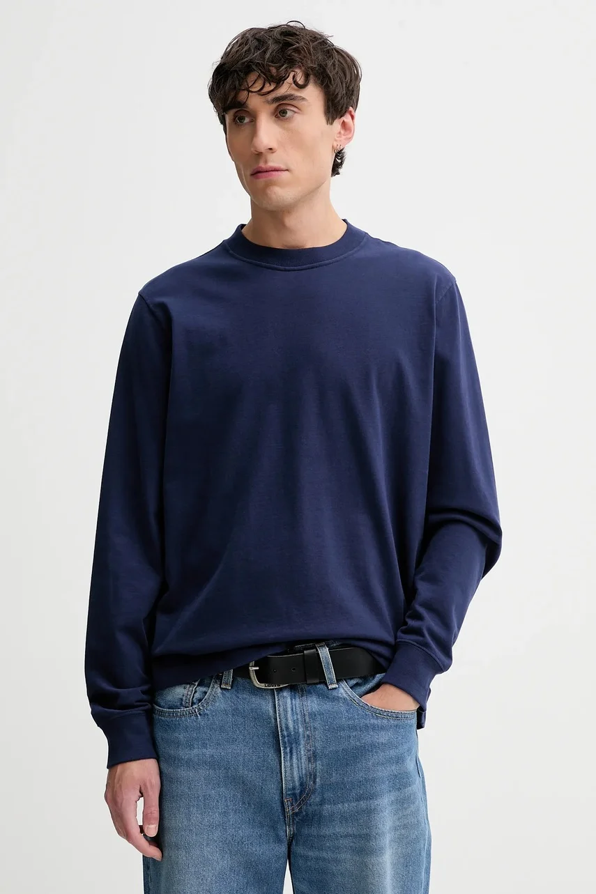 Abercrombie & Fitch Памучна блуза с дълги ръкави