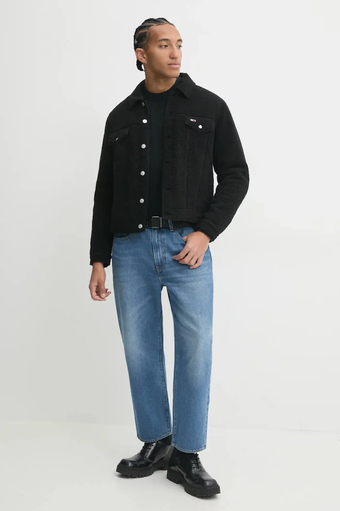 Abercrombie & Fitch Пуловер мъжки в черно KI120-4191