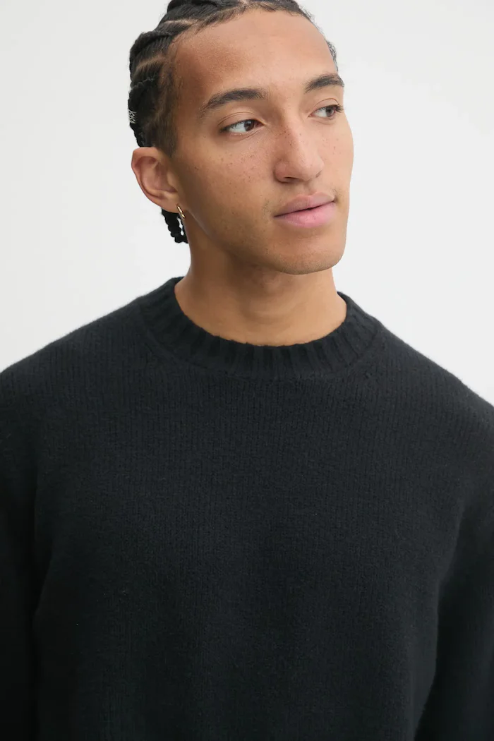 Abercrombie & Fitch Пуловер мъжки в черно KI120-4191