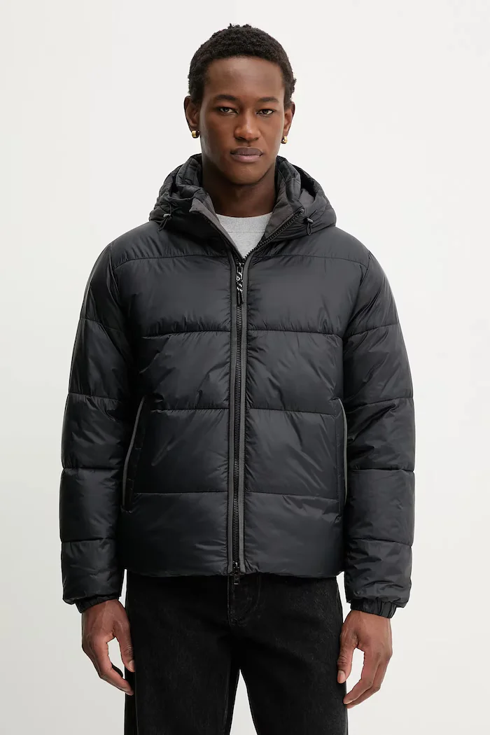 Abercrombie & Fitch Яке в черно зимен модел KI132-5161-900