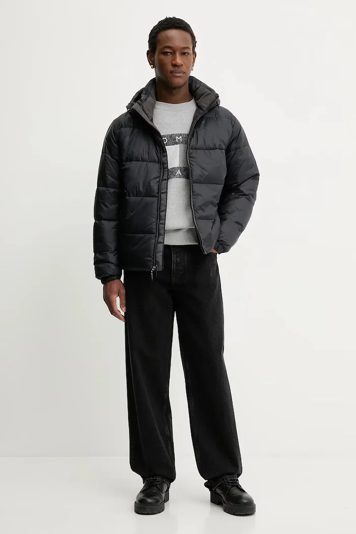 Abercrombie & Fitch Яке в черно зимен модел KI132-5161-900