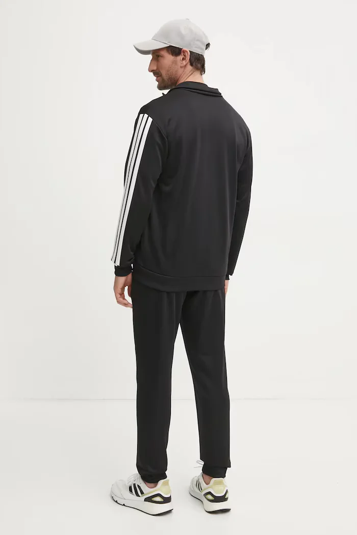 adidas Анцуг 3S FT TT TS мъжки в черно JC5375