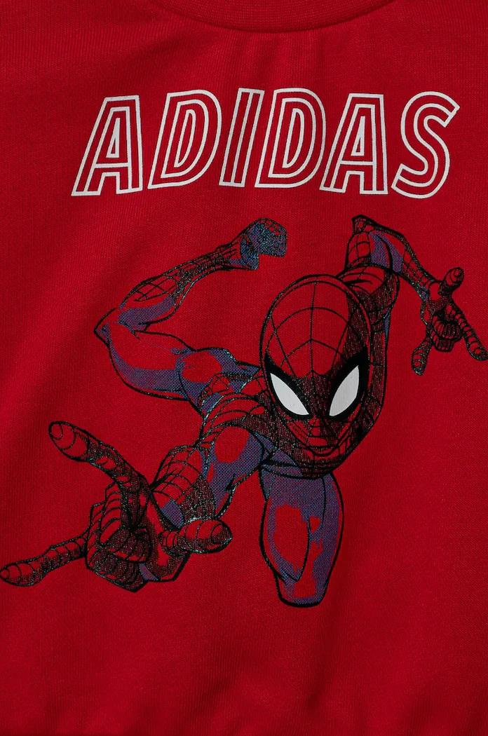 adidas Бебешки анцуг MRVL в червено JF3630