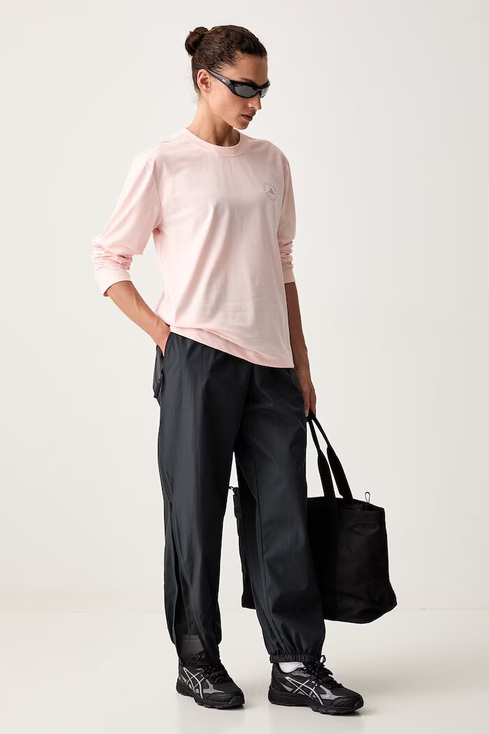 adidas by Stella McCartney блуза с дълги ръкави дамска розова KR6300