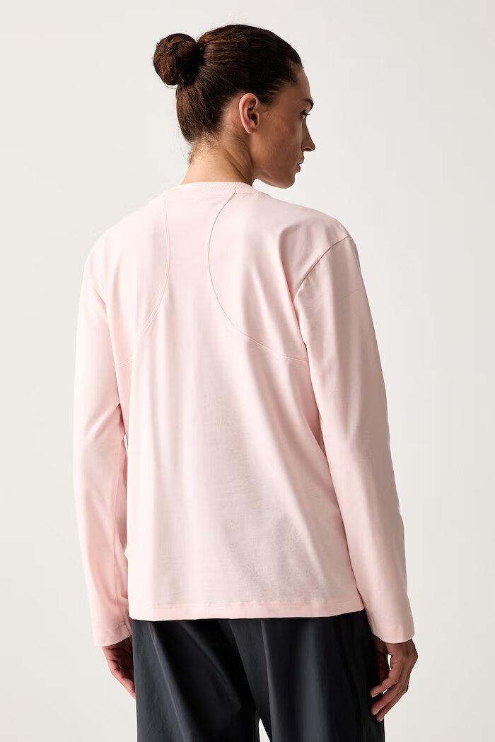 adidas by Stella McCartney блуза с дълги ръкави дамска розова KR6300