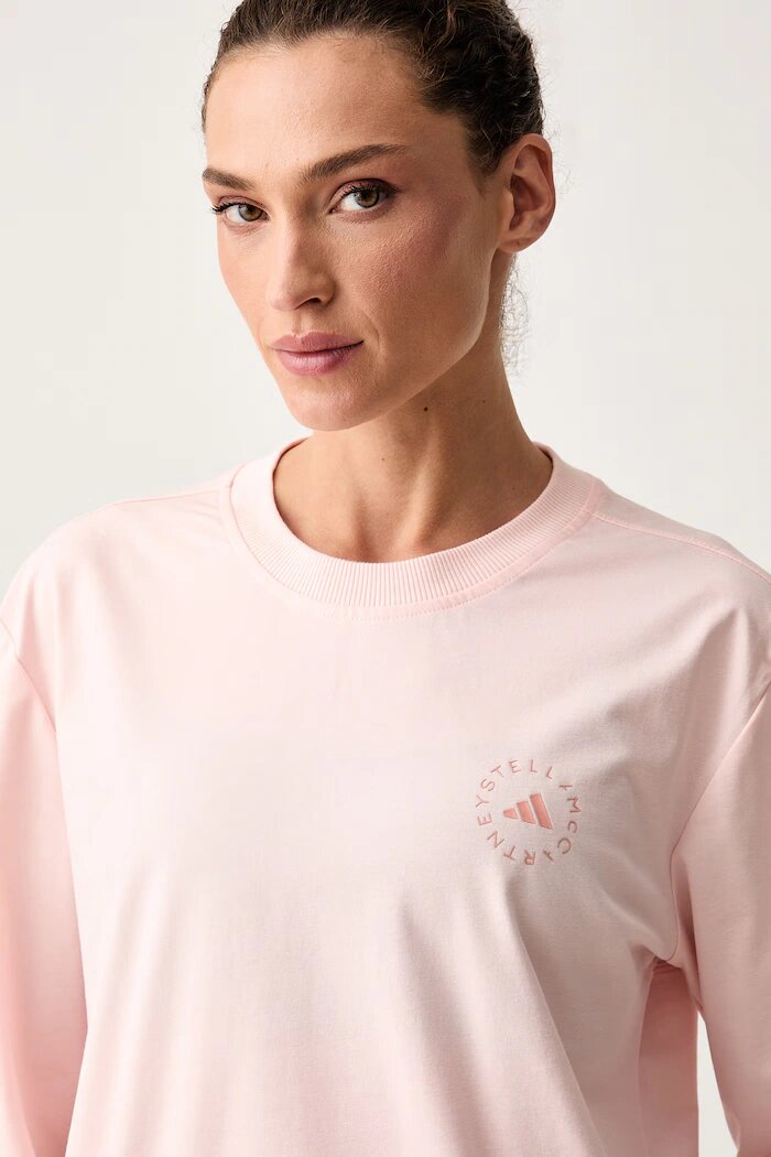 adidas by Stella McCartney блуза с дълги ръкави дамска розова KR6300