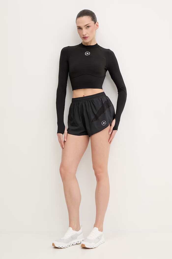 adidas by Stella McCartney Блуза с дълги ръкави за трениране в черно JW4566