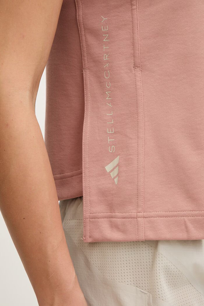adidas by Stella McCartney дамски топ за трениране кафяв JZ0700