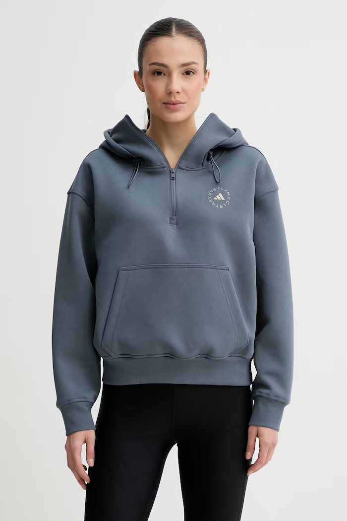 adidas by Stella McCartney обикновен женски суичър син JZ0651