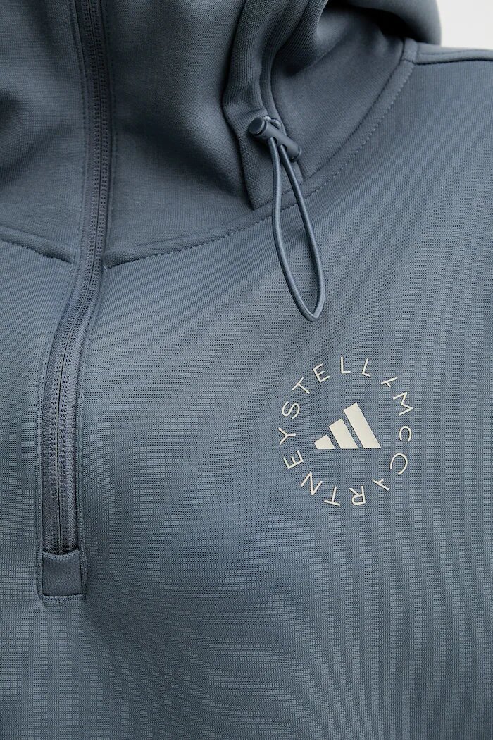 adidas by Stella McCartney обикновен женски суичър син JZ0651