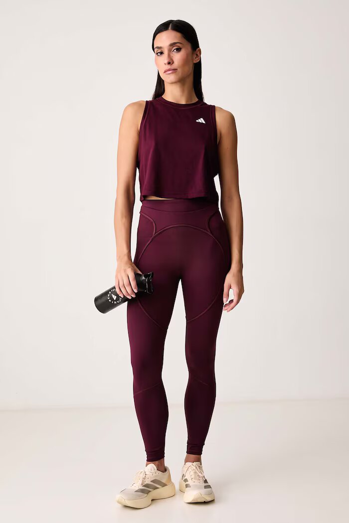adidas by Stella McCartney спортен клин дамски бордо KR6167
