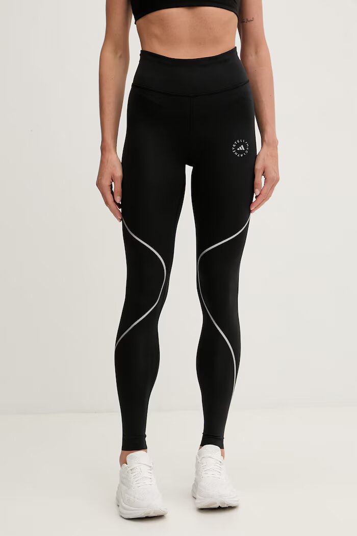 adidas by Stella McCartney спортен клин дамски черен със стандартна талия KF8785