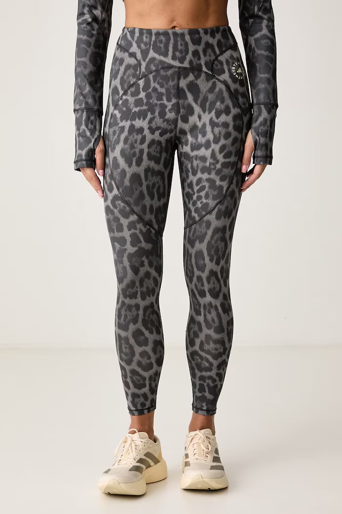 adidas by Stella McCartney спортен клин дамски сив с висока талия KG3251