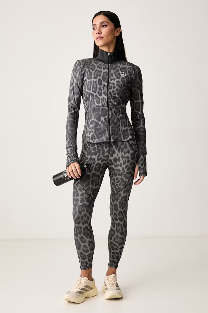 adidas by Stella McCartney спортен клин дамски сив с висока талия KG3251