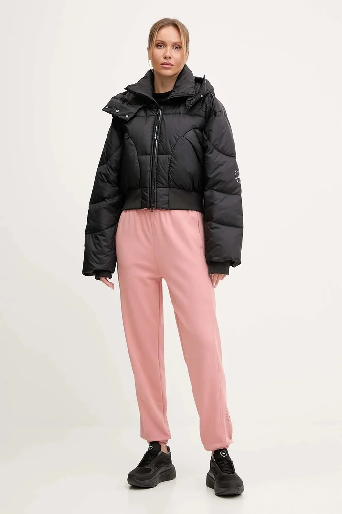 adidas by Stella McCartney Яке ASMC Crop в черно зимен модел JW2027