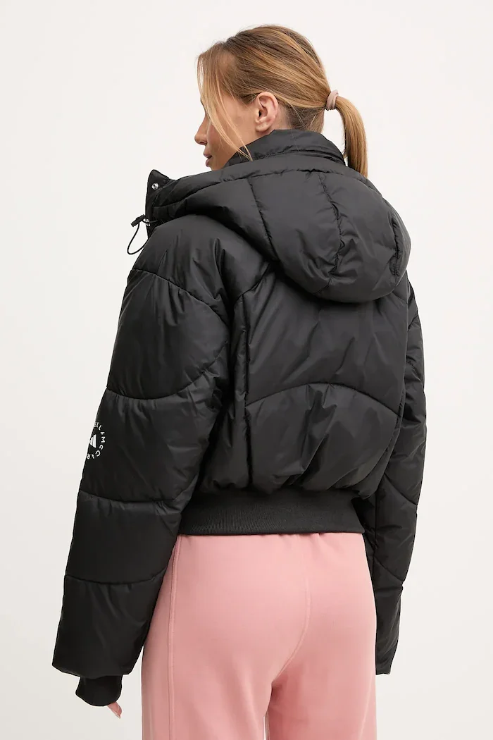 adidas by Stella McCartney Яке ASMC Crop в черно зимен модел JW2027