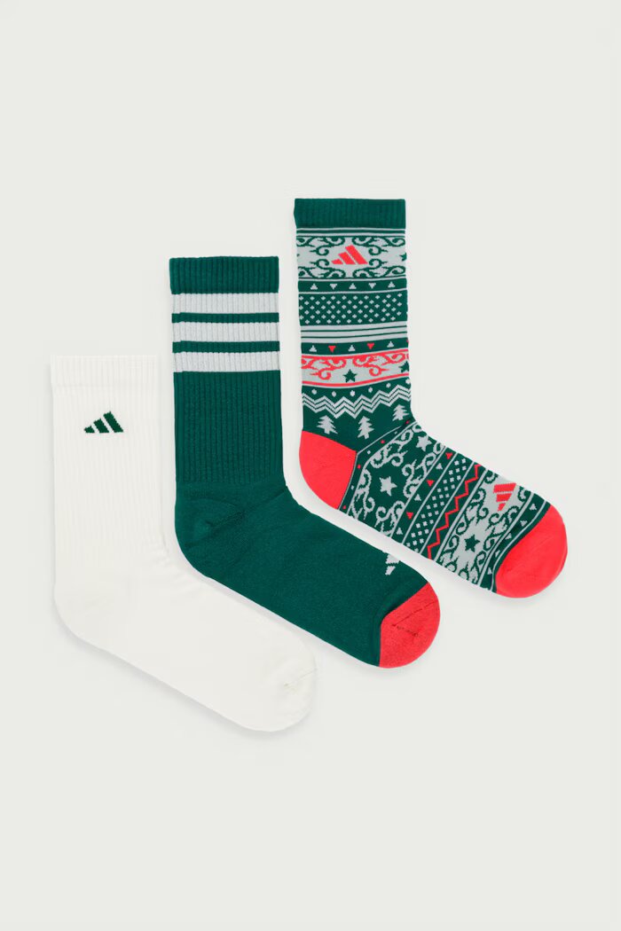 adidas чорапи 3 броя зелени KV9346