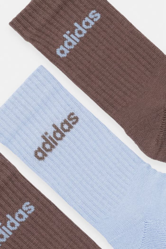 adidas чорапи с памук 3 броя кафяви KX1275
